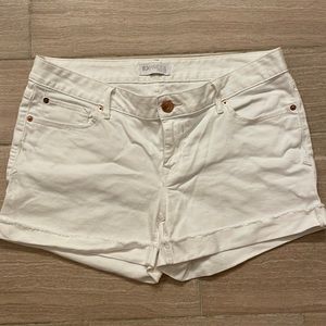 Express White Jean Shorts